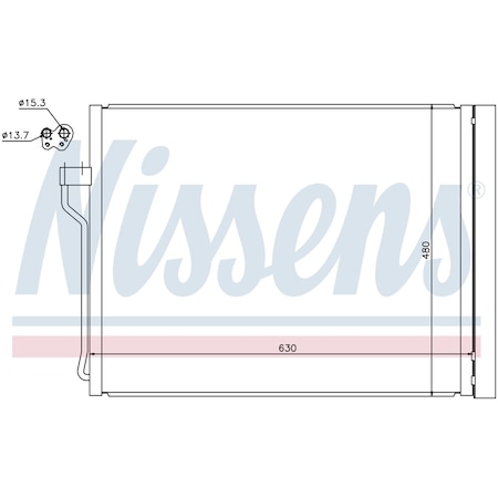 Nissen A/C Condenser, 940288 940288